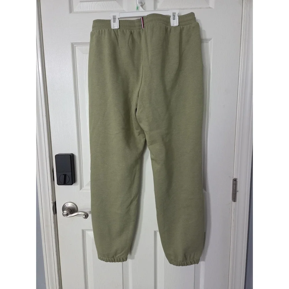 TOMMY HILFIGER Logo Sweatpants Men's  Green , Medium